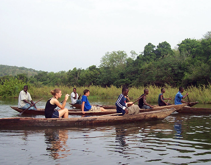 Canoe Trip in Ghana