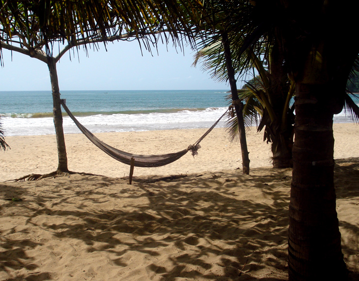 Hammock on Ghana Beach