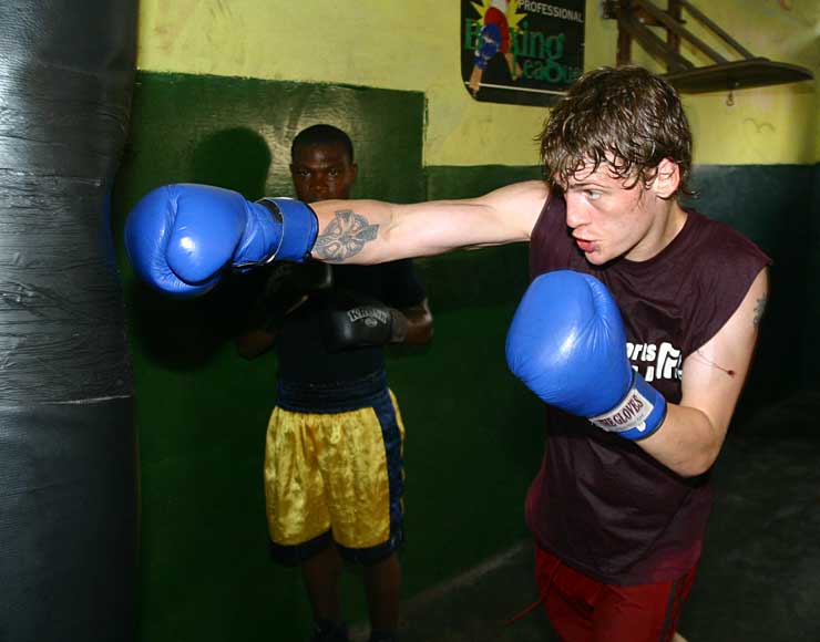 Lee Steggles: Boxing and Fitness Training in Ghana