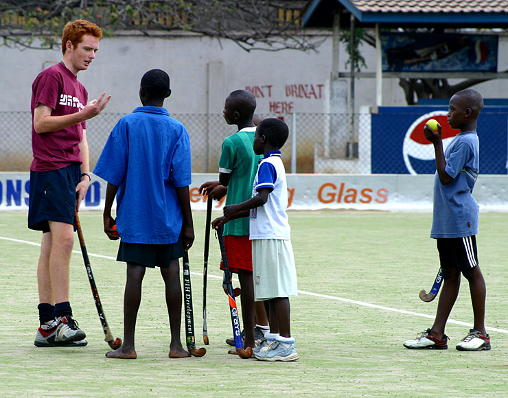 Hockey Coaching Project in Ghana