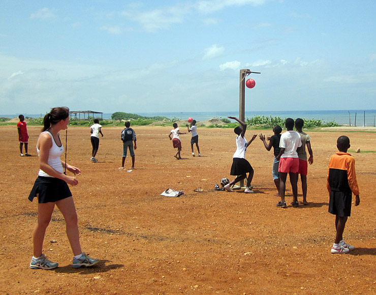 Netball Coaching Volunteer Project Ghana
