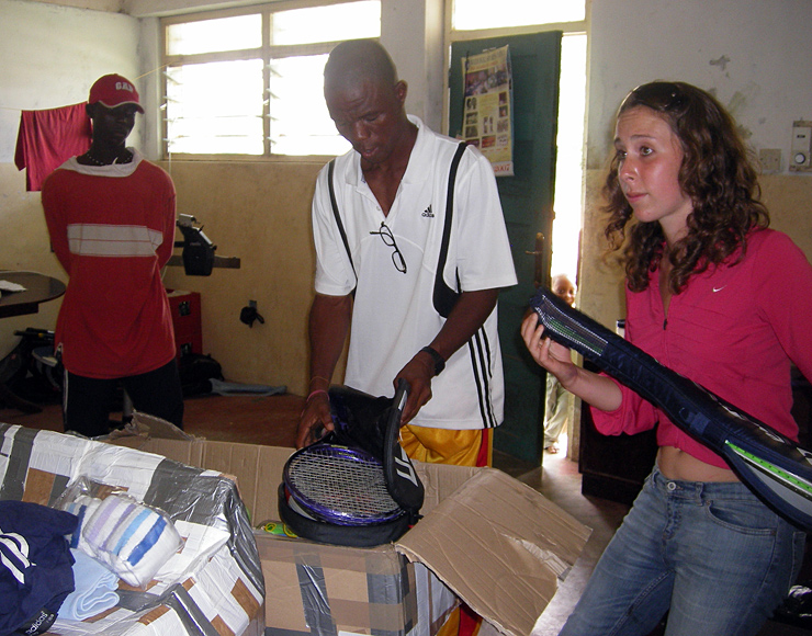 Africa Tennis Equipment Donation