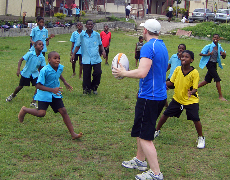Henry Snow: Rugby Coaching and Playing Project in St Lucia