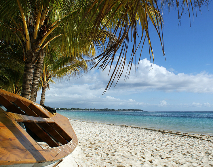 Paradise Beach in Mauritius