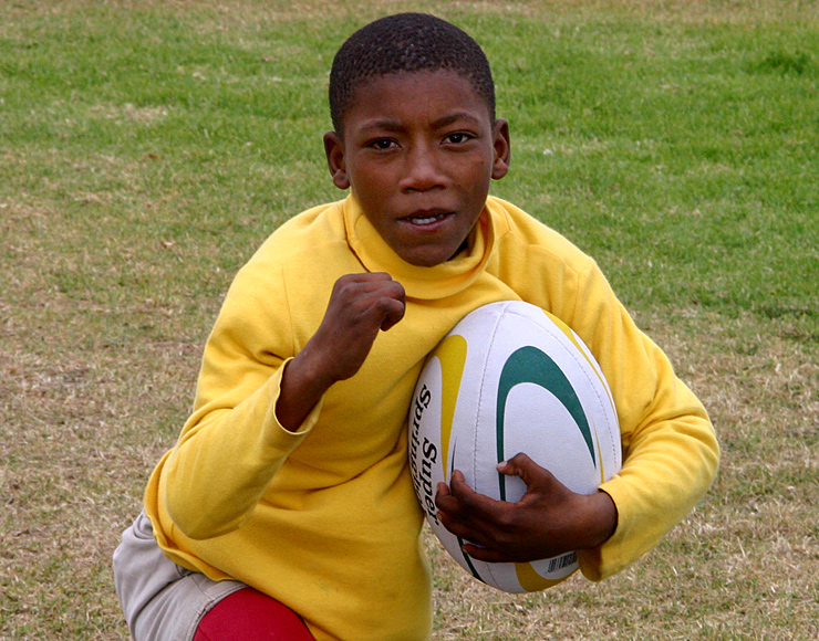 Young Rugby Player
