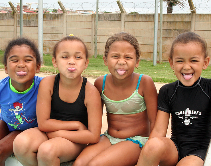Kids at Swimming Lesson South Africa