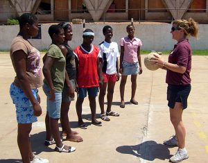 Liz Wells: Netball Coaching and Playing in Ghana